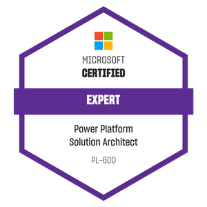 Microsoft Certified: Power Platform Solution Architect Expert (PL-600)
